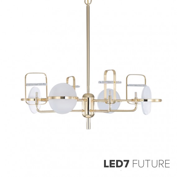 Loft Industry Modern - The Gold Light Chandelier